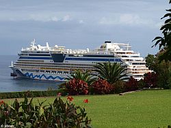 Cruiseschepen bij Madeira