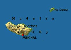 Landkarte Madeira