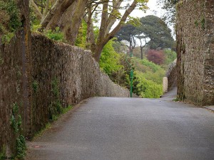 landweggetje op guernsey