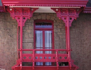 Balkon op het eiland Jersey