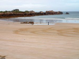 Het strand van Pembroke Bay