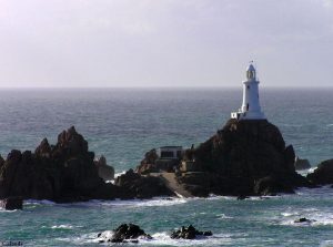 Een vuurtoren op Jersey