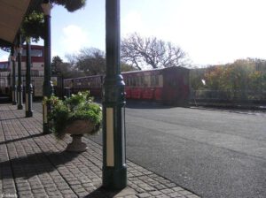 De stoomtrein van het eiland Man