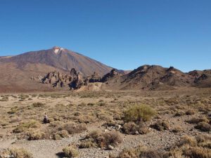 Zicht op de Teide