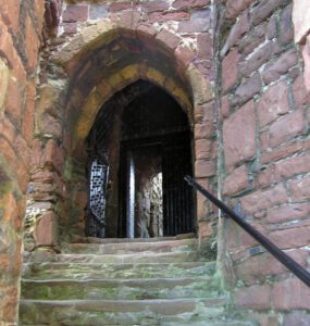 Toegangspoort van Peel Castle