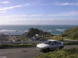 langs de kust/along the coast