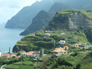 Kusten van het eiland Madeira