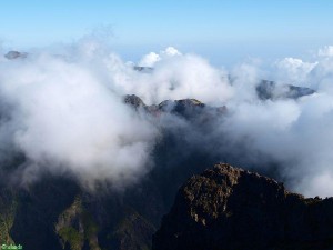 Wolken auf Pico Arieiro