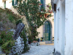 Gasse in Chlomos