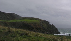 Die stürmische See bei Calf of Man