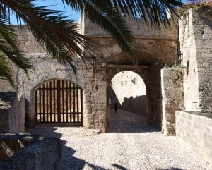 Die Stadtmauer von Rhodos-Stadt