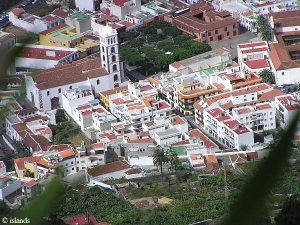 Ein Blick von oben auf Garachico