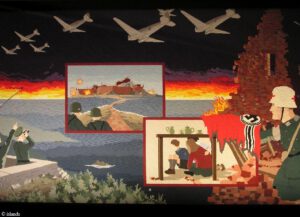 Museum mit Besatzungsteppichen